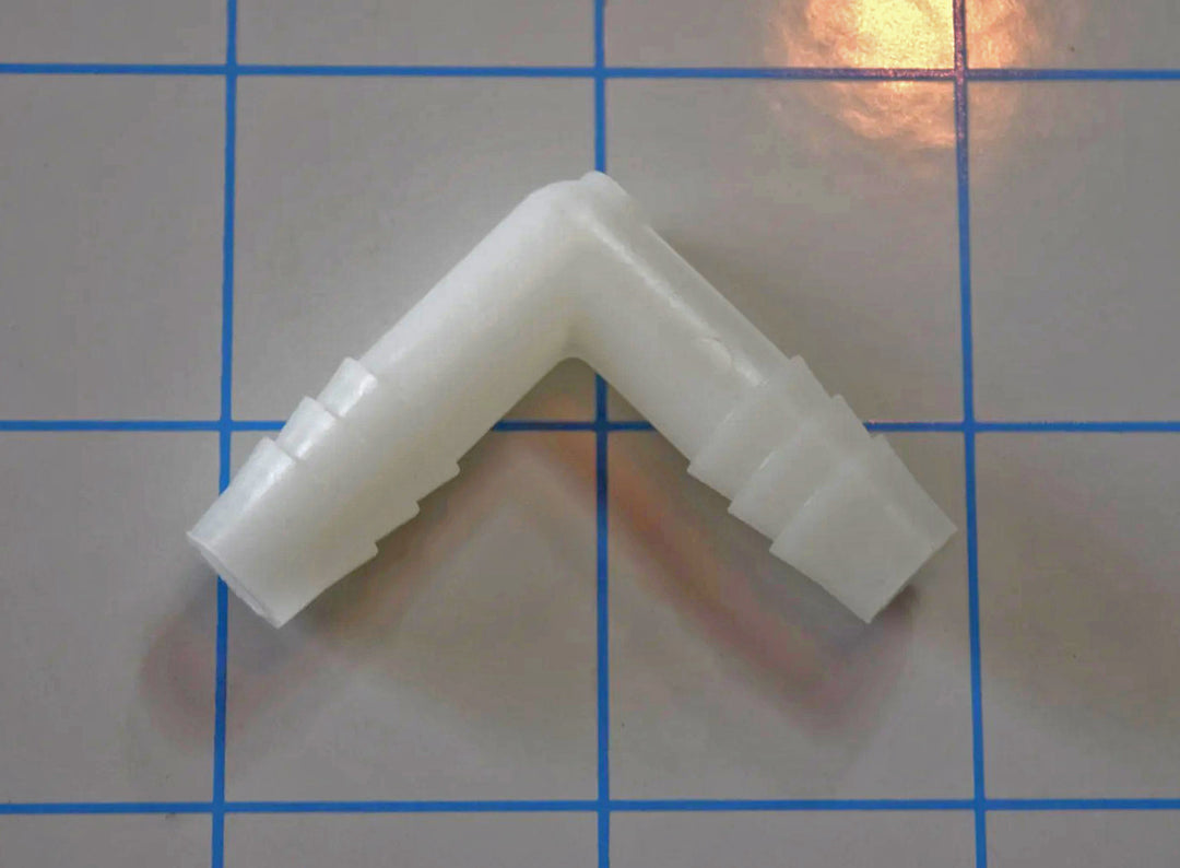 3/8" to 3/8" Nylon 90 Degree Multi/Barb Connector NMB90