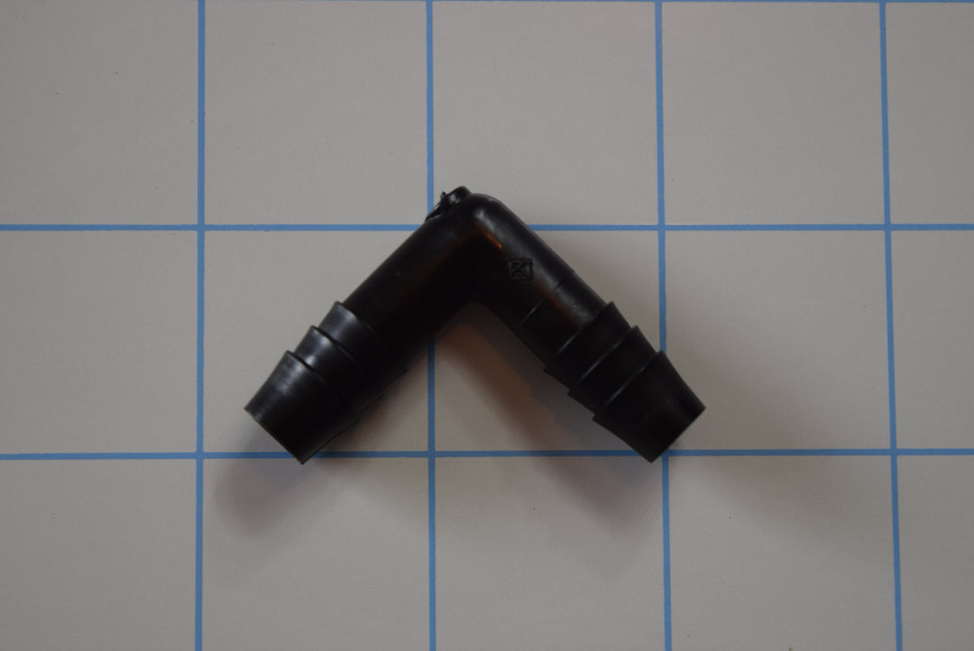 3/8" to 3/8" 90 Degree Black Elbow BLK3890CON