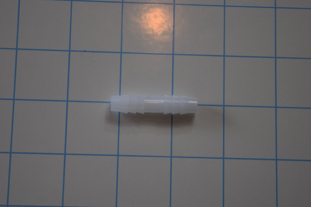 5/16" to 5/16" Natural Polypropylene Hose Coupler/Adaptor