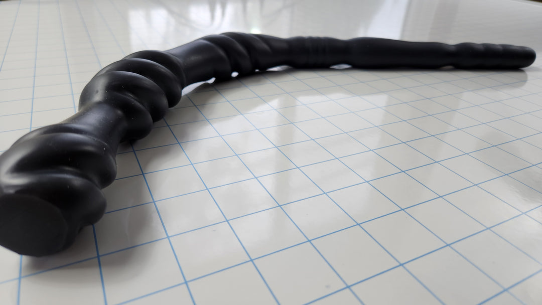 Triple Spiral 22" Silicone Colon Enema Nozzle