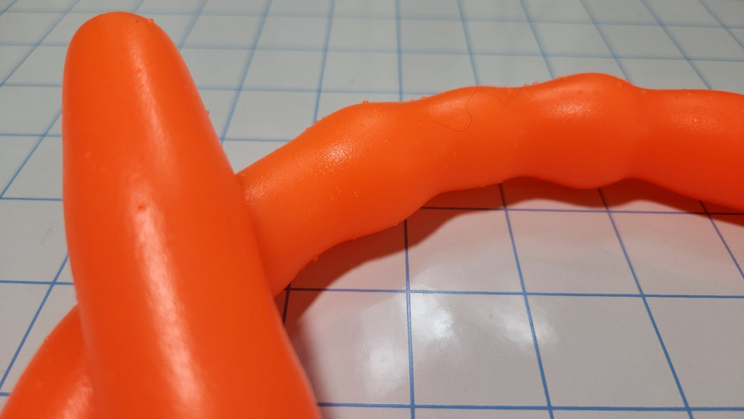 Shower Shooter 24" Extended Length Ribbed Silicone Shower Nozzle