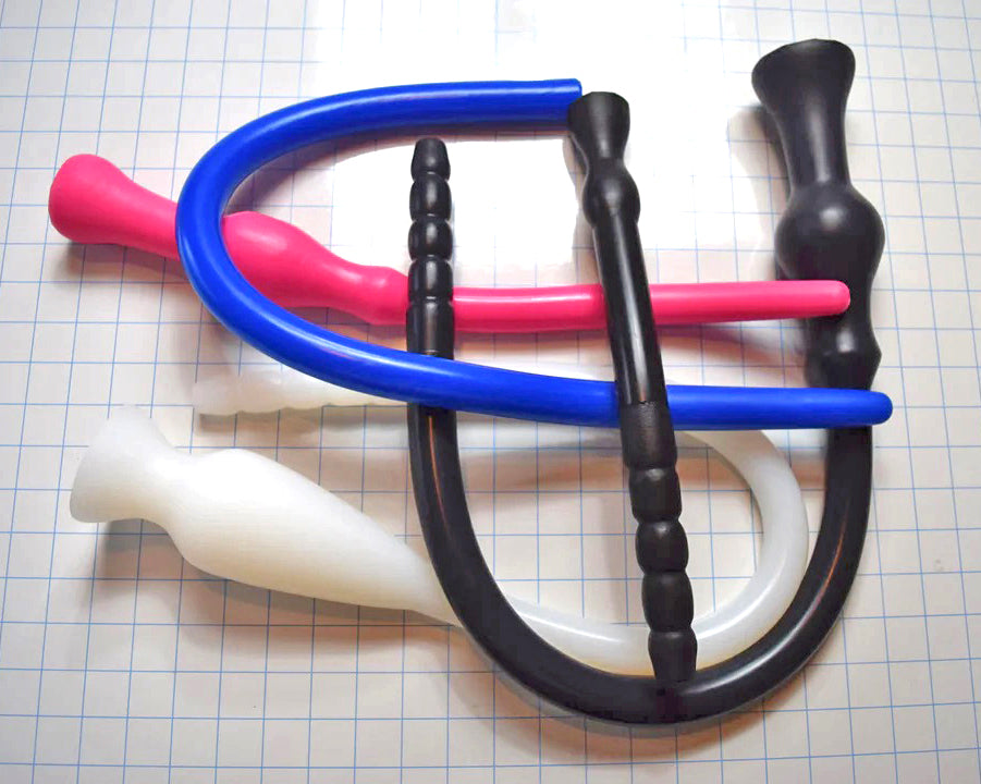 CT-75French 1" Diameter Silicone Serpentine Colon Tube 18"