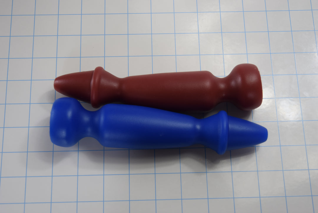 BISHOP8 -  8" Silicone Retention Style Enema Nozzle