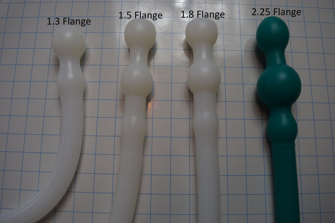 CT-86French 1.125" Diameter Silicone Serpentine Colon Tube 24"