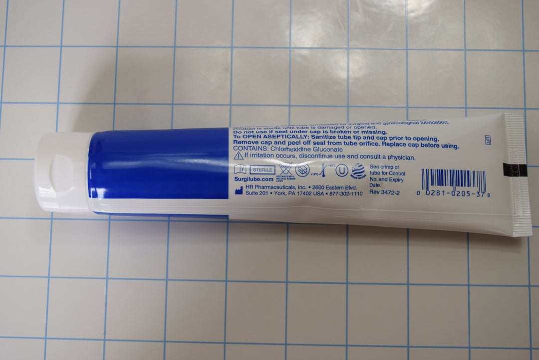 Surgilube 4.25oz Flip Cap Tube Personal Sterile Lube