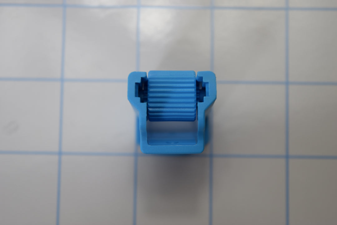 RMPCLMP Blue 5/16" Roller Style Thin Wall Tubing Control Clamp