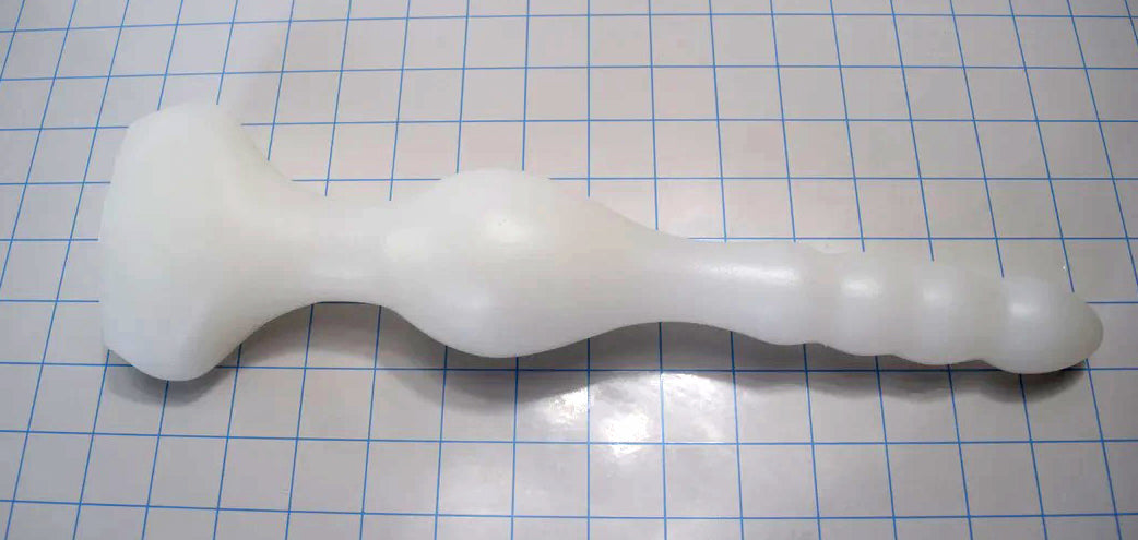 13.5” Oval Flange-Style Large 2.5” Diameter Colon Enema Nozzle