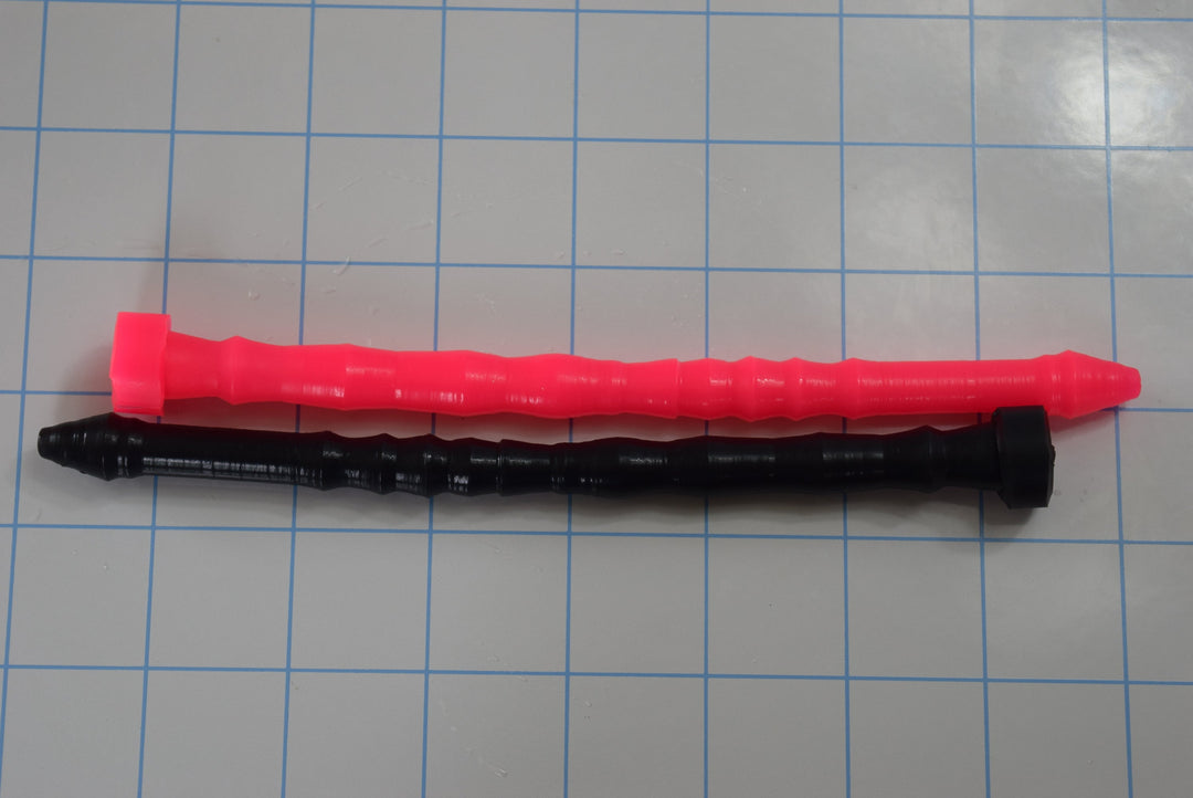 SSND-ShrpRIB 2 - 12.4MM - 6.5'' Ribbed Urethral Silicone Sound