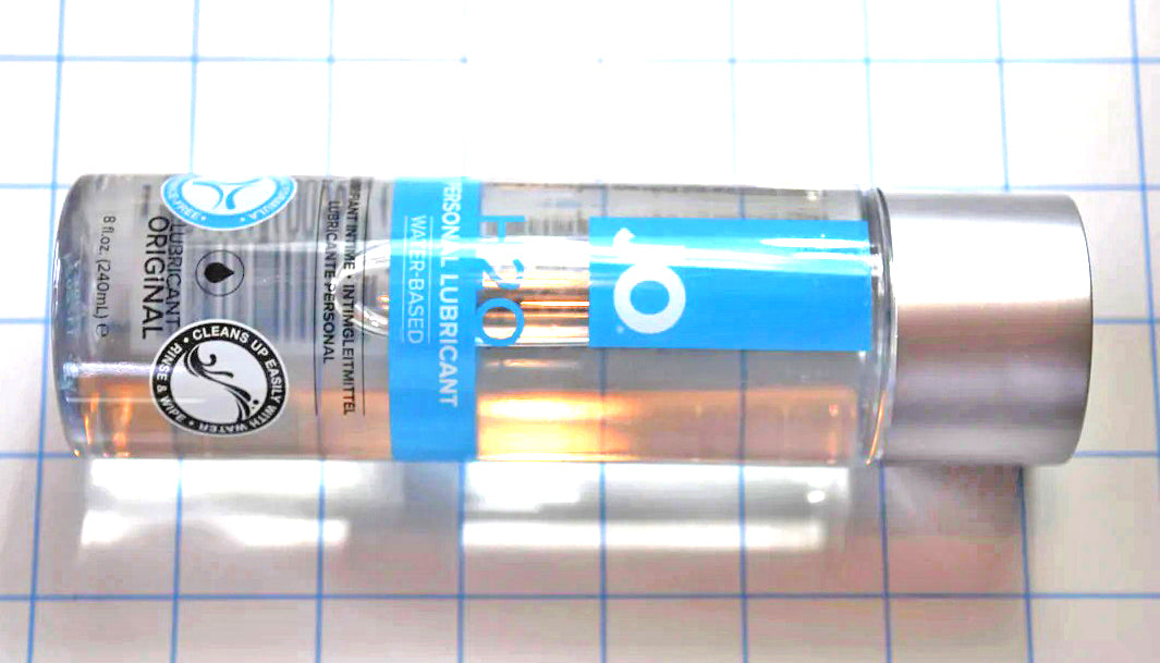 JO H2O Water Based Lubricant 8oz | Value Size Latex Safe   SiliconeNozzles.com