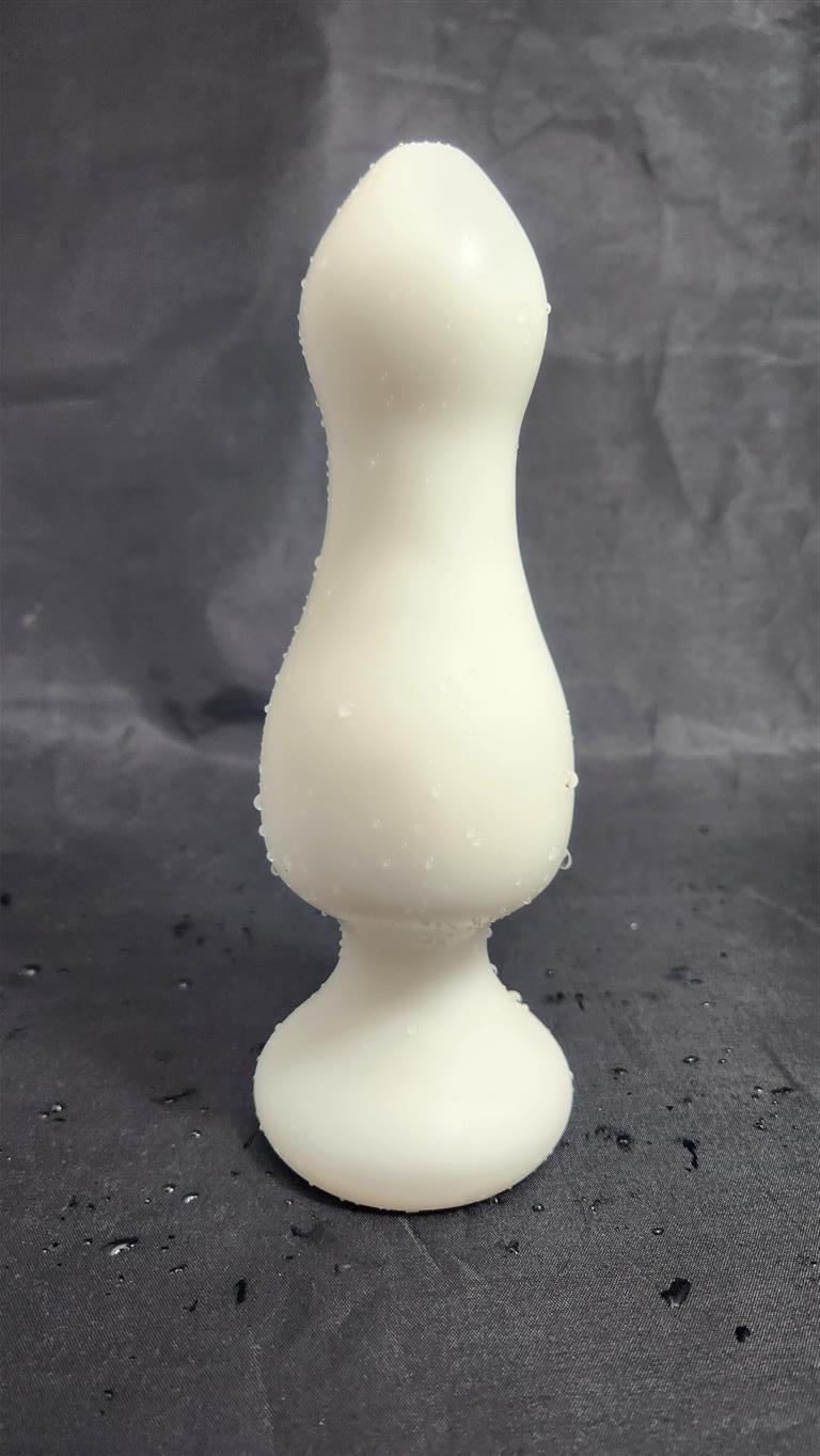BULBOUS 1 - 2.6'' Max Diameter Silicone Enema Nozzle/Plug