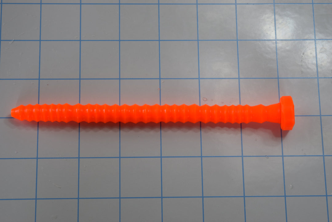 SSND-ShrpRIB-11.5mm 33 Fr 6.5" Ribbed Urethral Silicone Sound