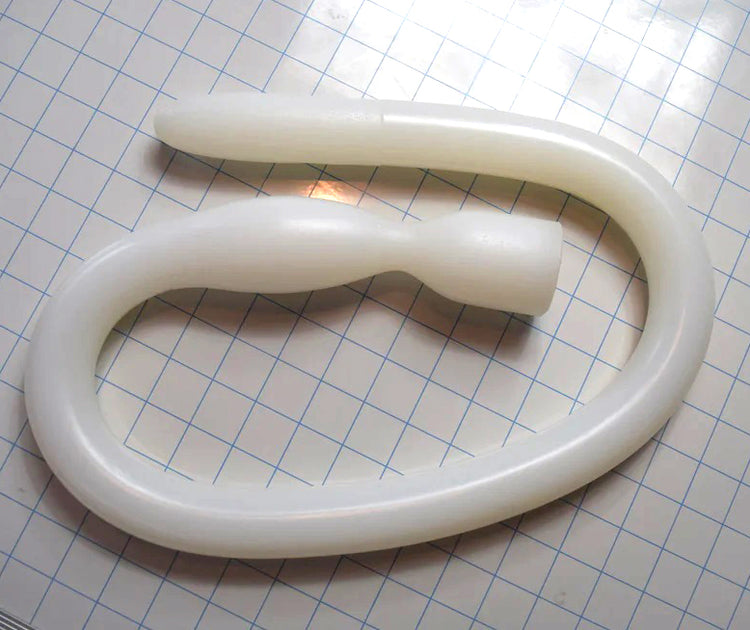 1.35_inch_32_inch_translucent/white_silicone_colon_tube_tip_b_1_75_inch_flange