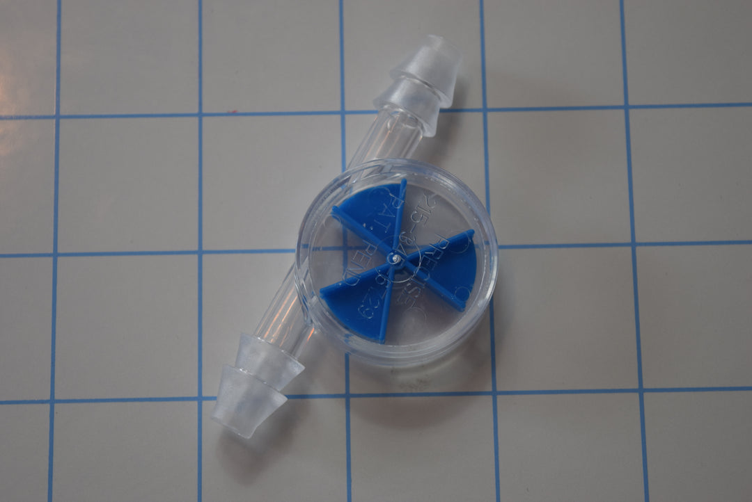 ACS-Wheel Liquid Flow Indicator Large Blue