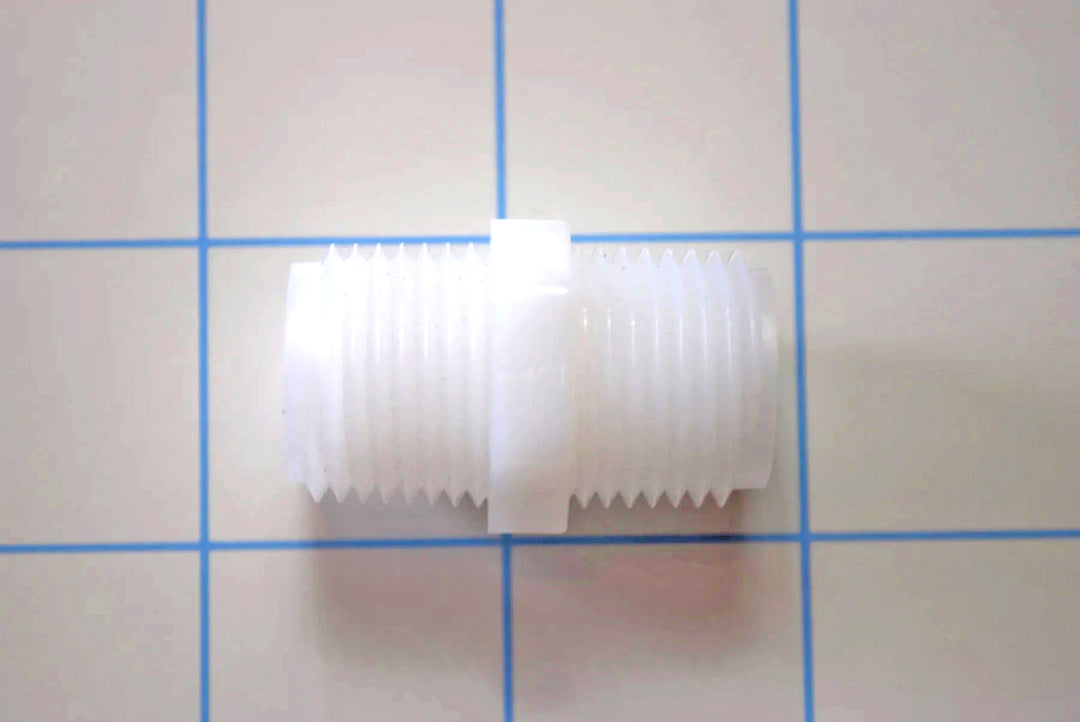 1/2" by 1/2" NPT Nylon Threaded Nipple Shower Extension Adaptor