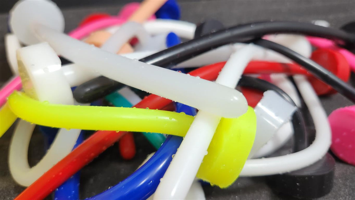 SSND-The Rod 8mm smooth urethral sound showing straight design with consistent diameter, premium silicone construction