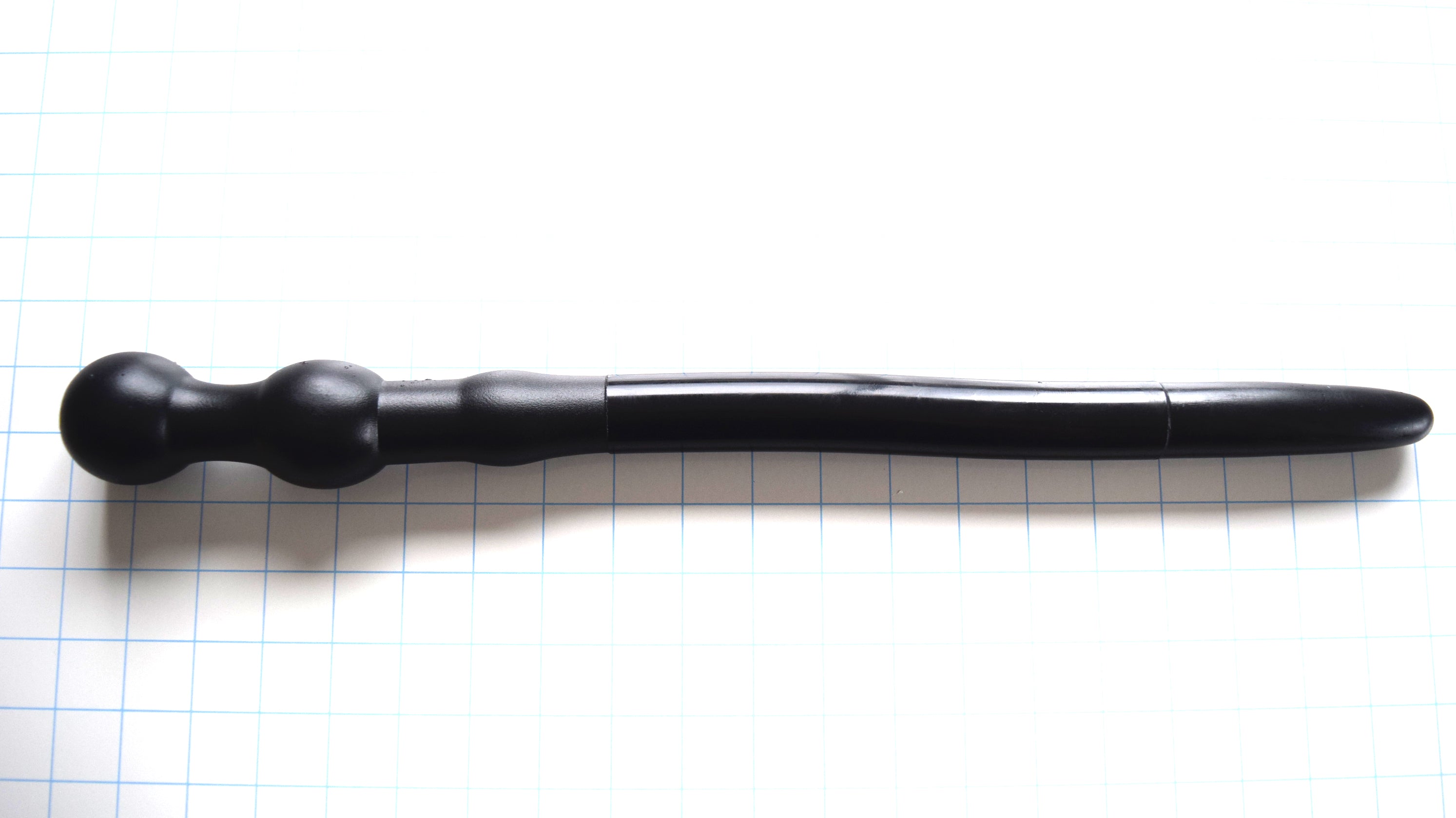 French 1.125-inch diameter silicone colon tube with tip styles A and B options, 18-inch length, selectable retention ball sizes