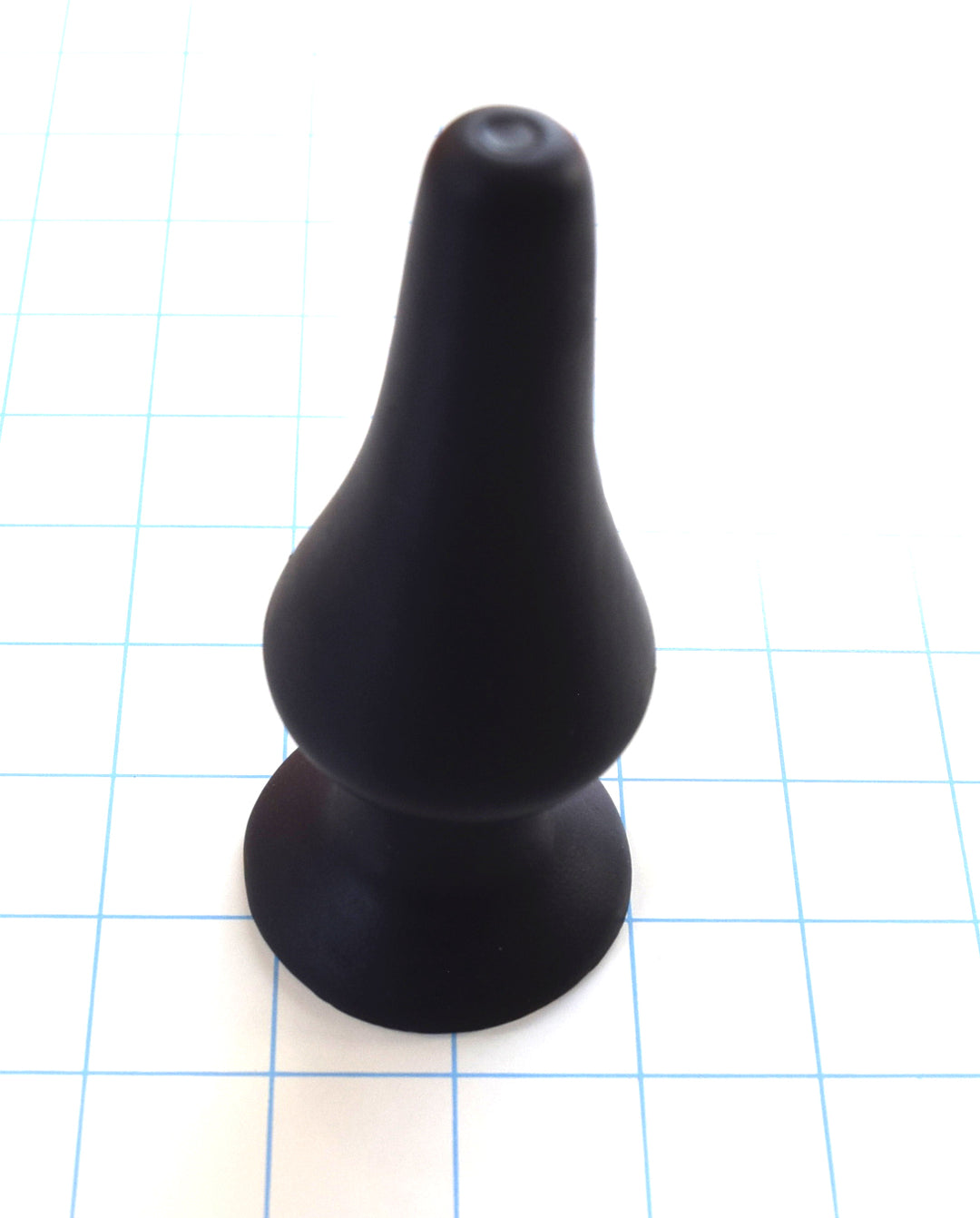 CONCAVE SPD 1.75-inch retention style silicone nozzle with 2.5-inch concave tapered tip, 4.5-inch total length, 4-inch insertable depth