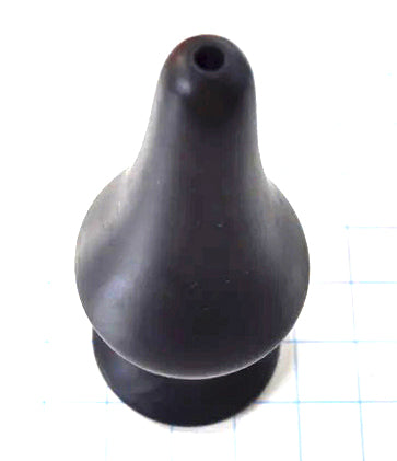 CONCAVE SPD 3-inch retention style silicone nozzle with 4.5-inch concave tapered tip, 8-inch total length, 7-inch insertable depth