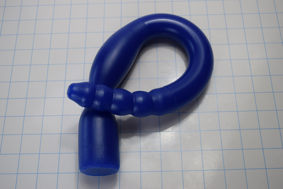 CT-103French 1.35" Diameter Silicone Serpentine Colon Tube 24"