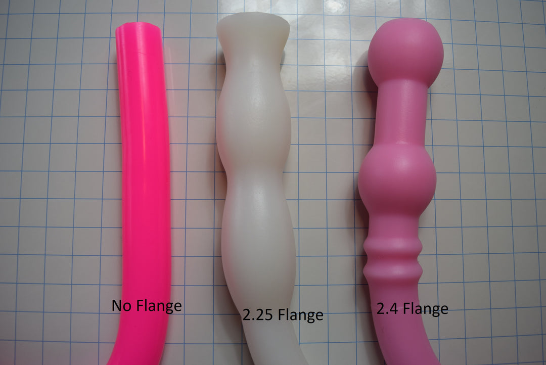 CT-122 French 1.6" Diameter Silicone Serpentine Colon Tube 44"