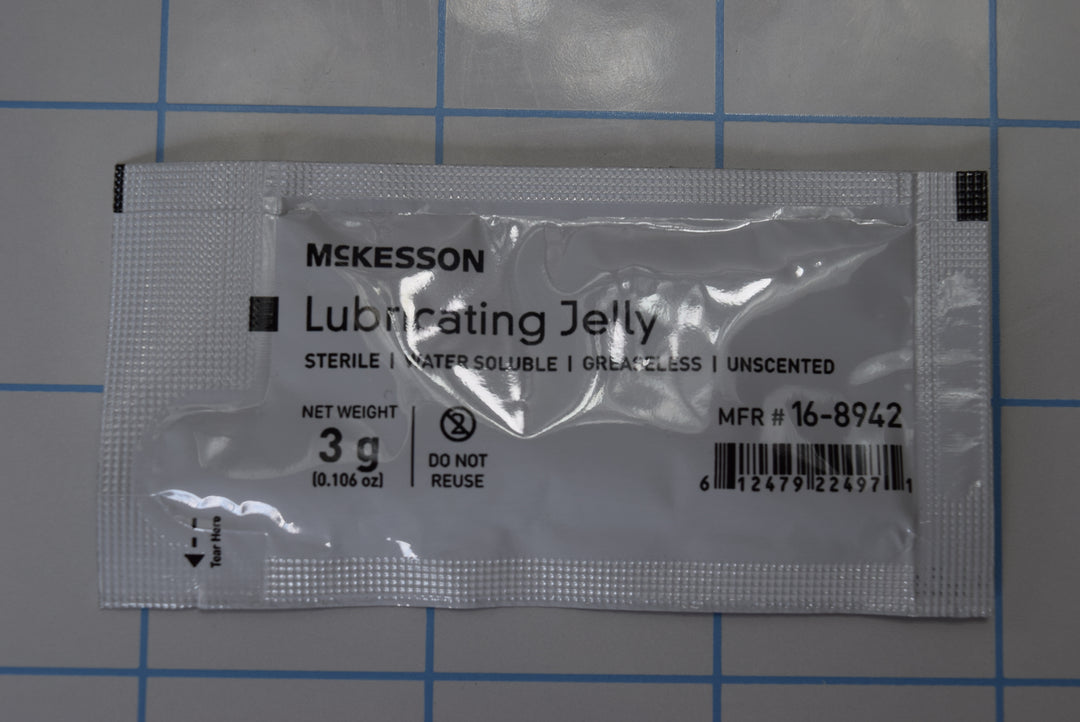 McKesson 3 Gram Sterile Gel Packets - Single Count