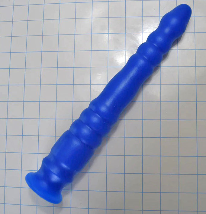 GRB 152fr Enhanced Ribbed/Ball Silicone Enema Nozzle