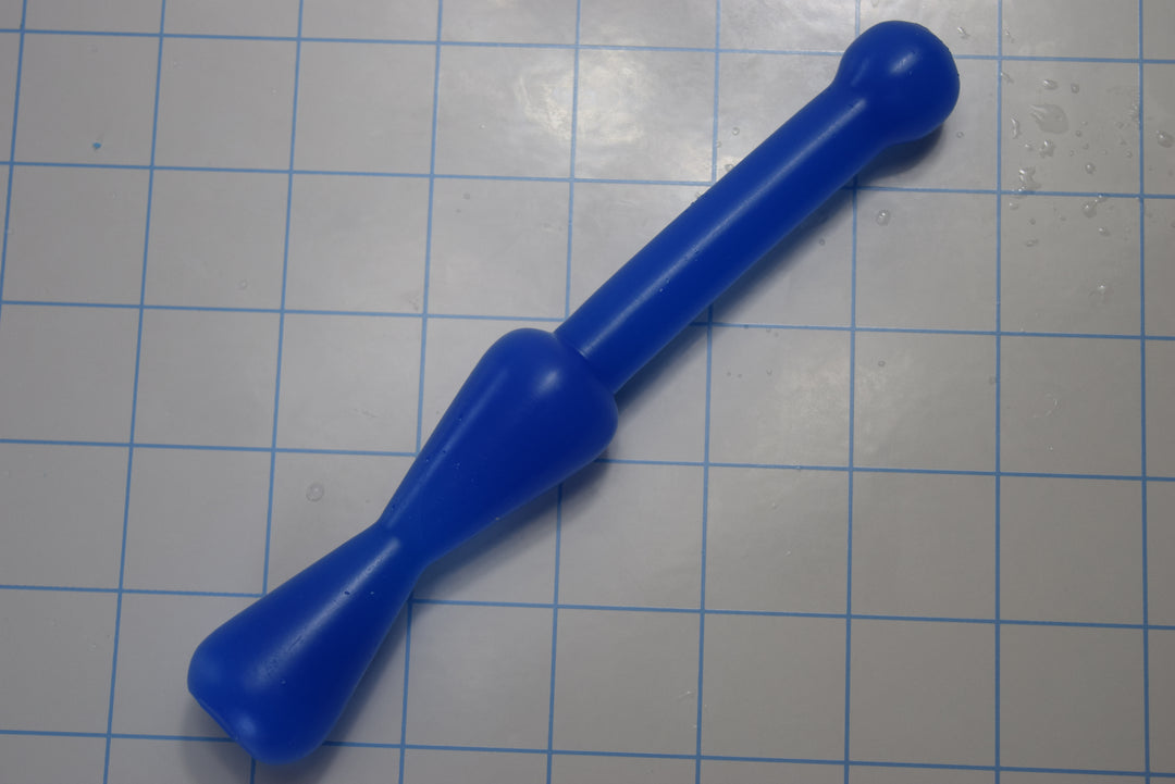KGLBALLTIP - Unique 6.5" Double Taper Ball End Silicone Enema Nozzle