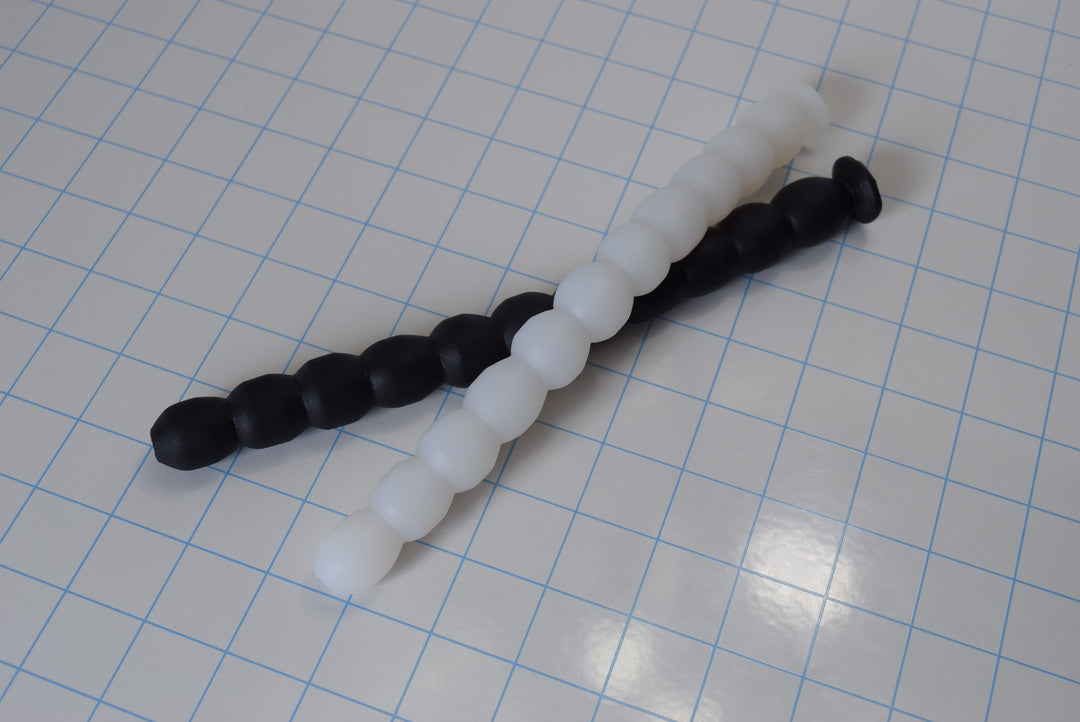Multi Ball Shaft 9" Long - Small Diameter Silicone Enema Nozzle