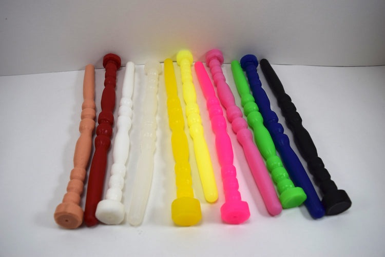 SSND-MULTI-CONTOUR 11-15mm urethral sound with mixed barrel ball and smooth design, 7.5-inch insertable, graduating from 12mm to 15mm maximum, 33-45 French