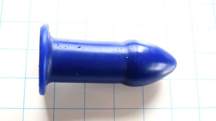 RTDL 1.5 medium rectal training dilator silicone enema nozzle with tapered tip and safety flange