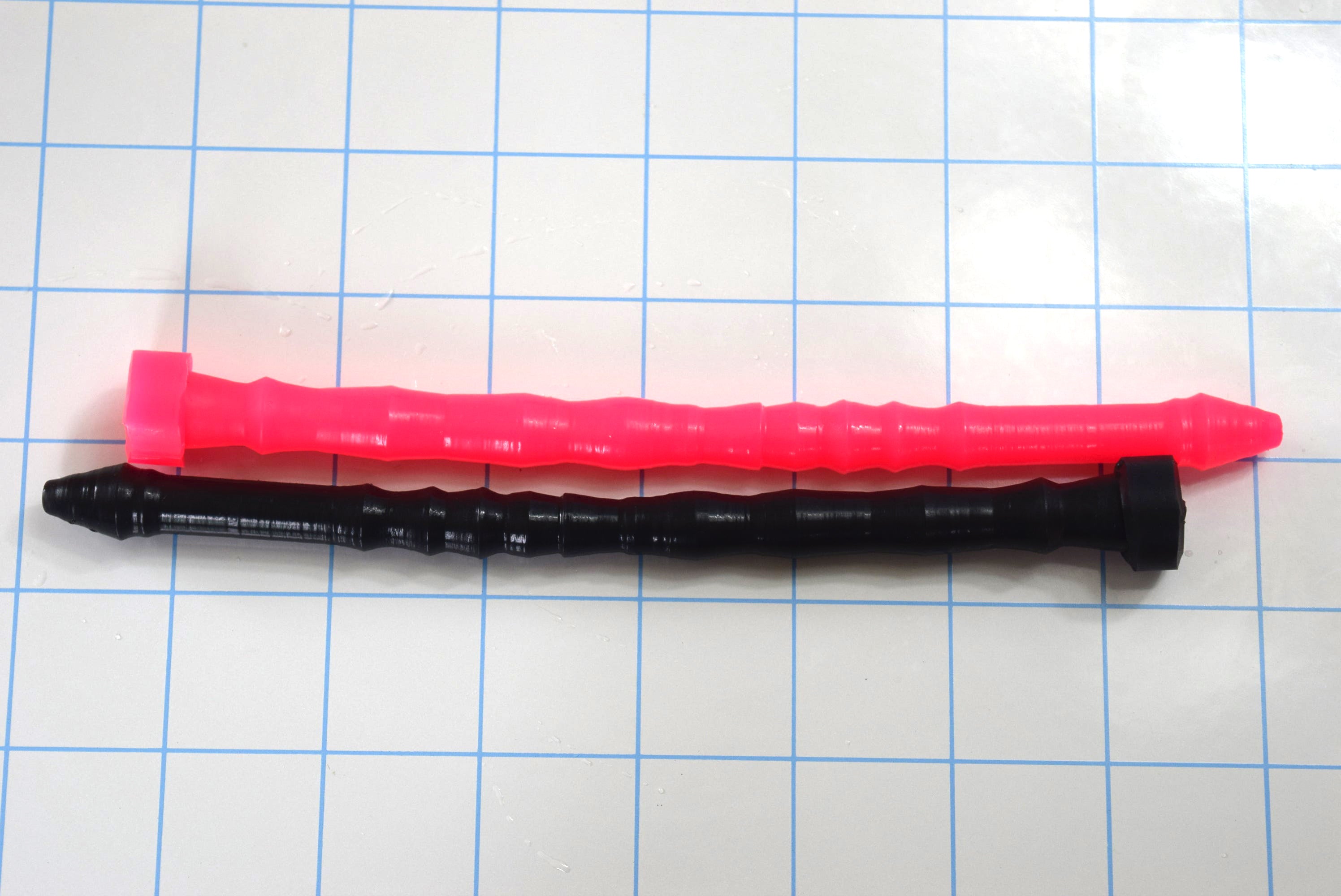 SSND-ShrpRIB 2 12.4mm ribbed urethral sound with multiple bumps