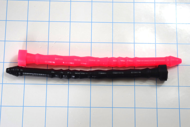 SSND-ShrpRIB 2 12.4mm ribbed urethral sound with multiple bumps