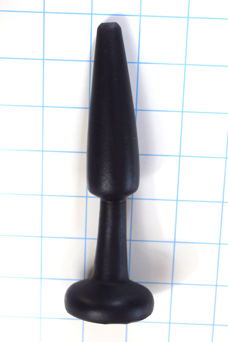 SPD1.1 medium retention style silicone nozzle with 3.5-inch tapered tip, 1.15-inch maximum diameter, and safety retaining flange