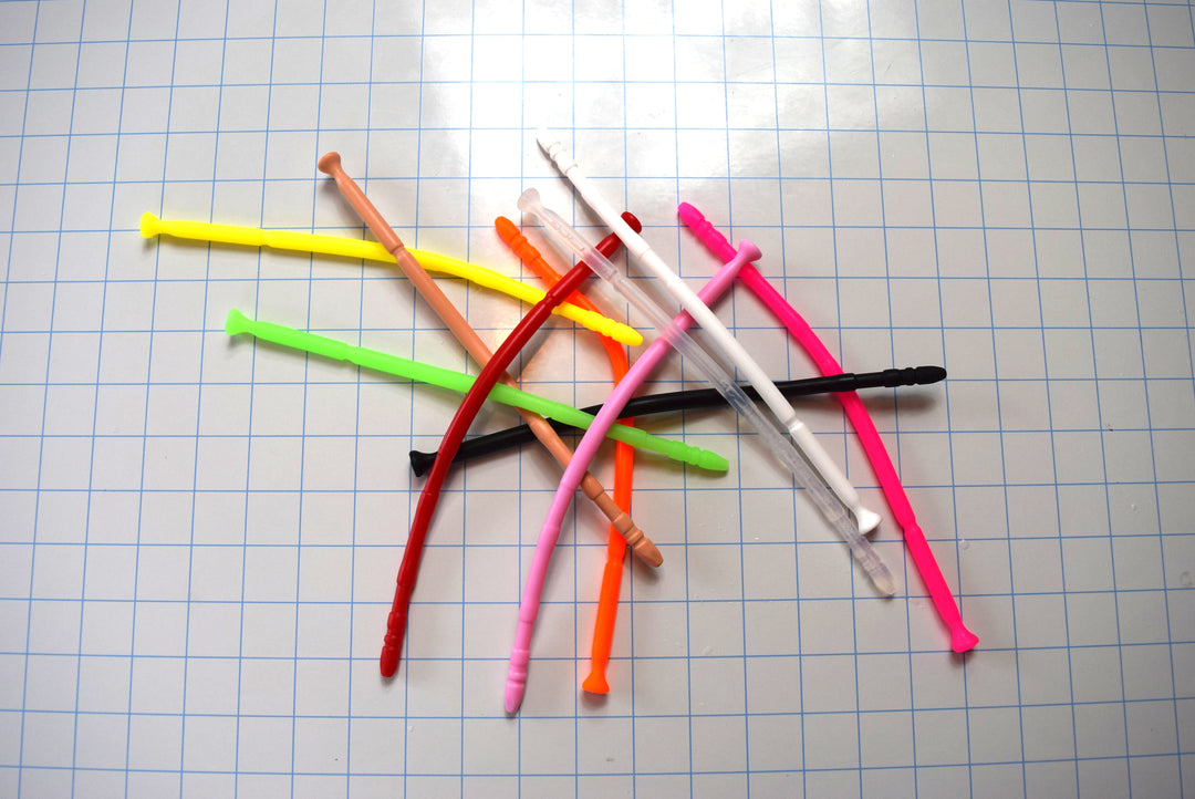 SSND-CNTRD9 contoured urethral sound with sensory-enhanced tip and retention flange, 9-inch length, 7-8mm diameter, 21-24 French