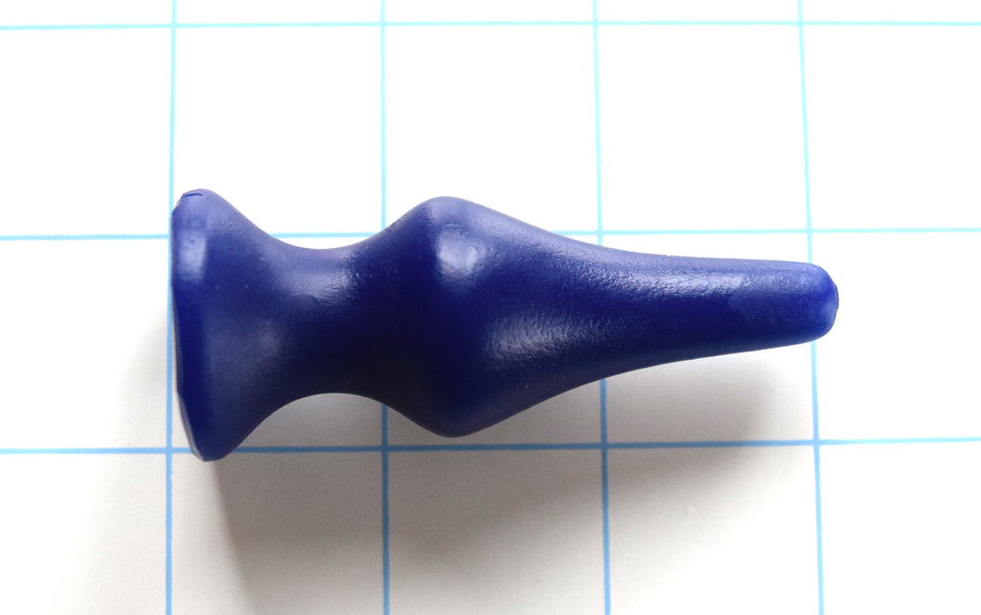 CONCAVE SPD 1-inch retention style silicone nozzle with concave tapered tip, 1-inch maximum diameter, 2.25-inch insertable length