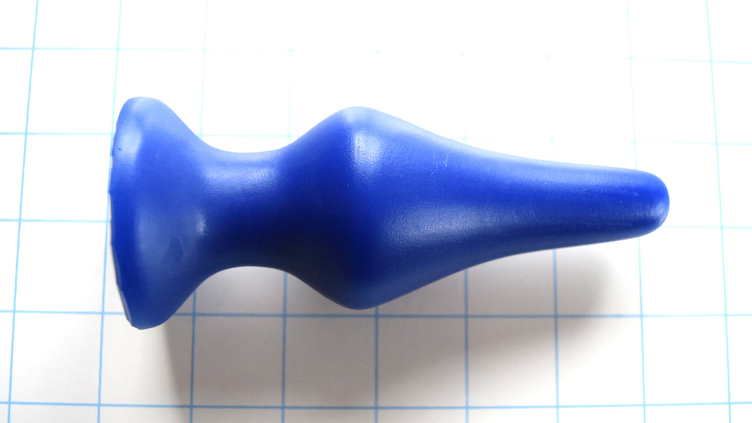 CONCAVE SPD 2-inch retention style silicone nozzle with 3-inch concave tapered tip, 5.5-inch total length, 4.5-inch insertable depth