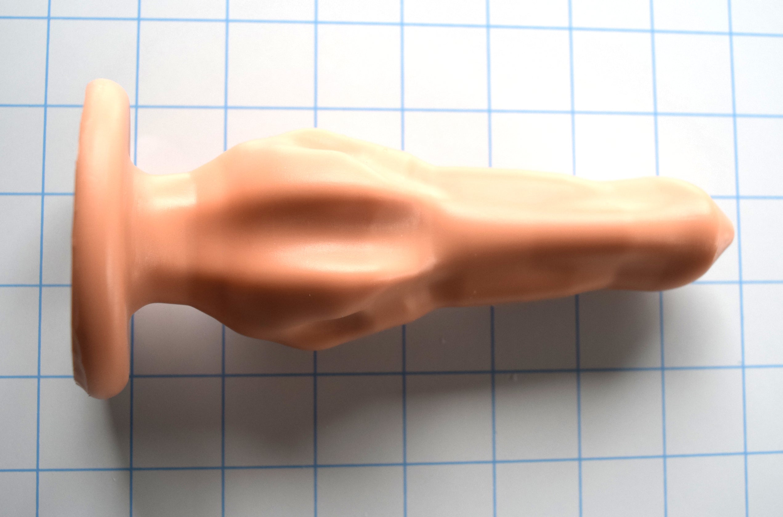 Drake 7-inch fantasy alien-style nozzle with bio-organic design, 32mm x 40mm rounded head, 51mm x 58mm maximum flare, 6-inch insertable length