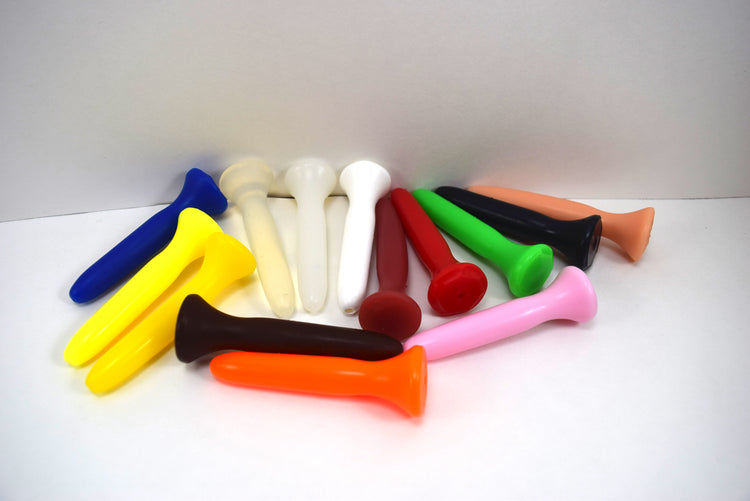 SSND-JWW5 model, 13mm (39Fr) diameter, short stretching sound, 2.5" insertable, sphincter stretching, tapered design, safety flange