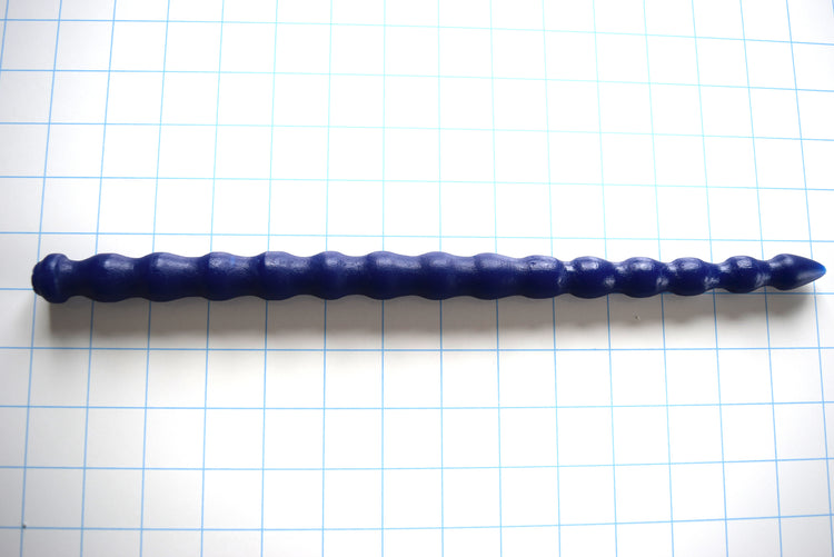 SSND-MRB 16-21mm large diameter ribbed urethral sound with 14 graduated bumps, 13-inch insertable length, 16.6-21mm diameter range