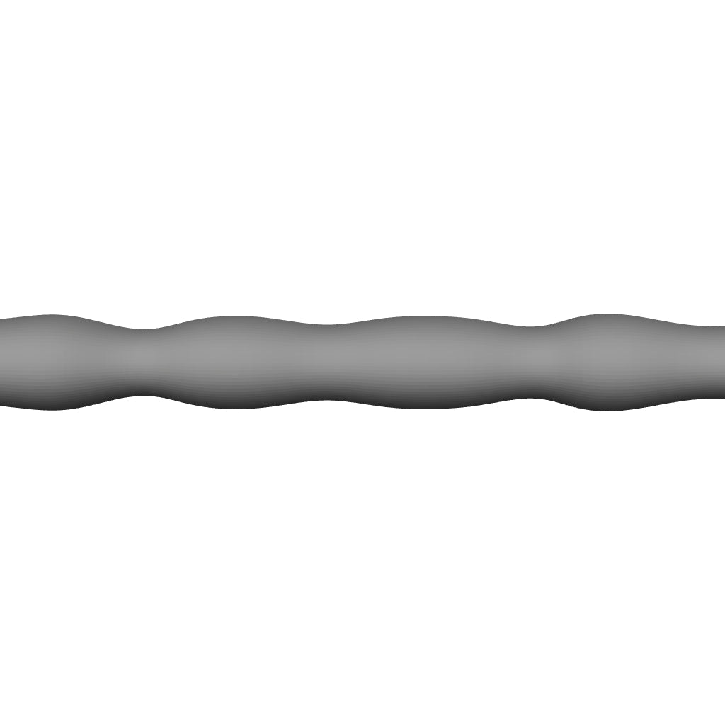 SSND-MRB 7 rib silicone urethral sound with varied ribbed profile