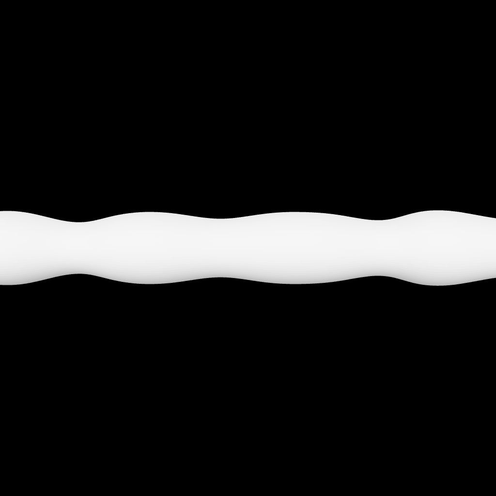 SSND-MRB 7 rib silicone urethral sound with varied ribbed profile