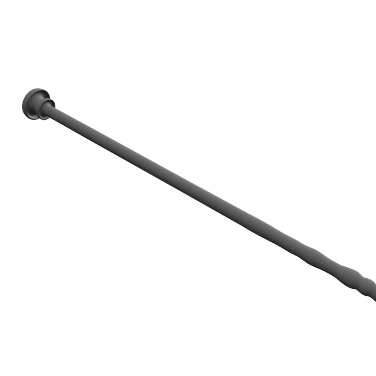 3D interactive model of the SSND-Chastity 8mm extended 10-inch silicone urethral sound featuring undulating ribs, retention grooves, and safety flange base.