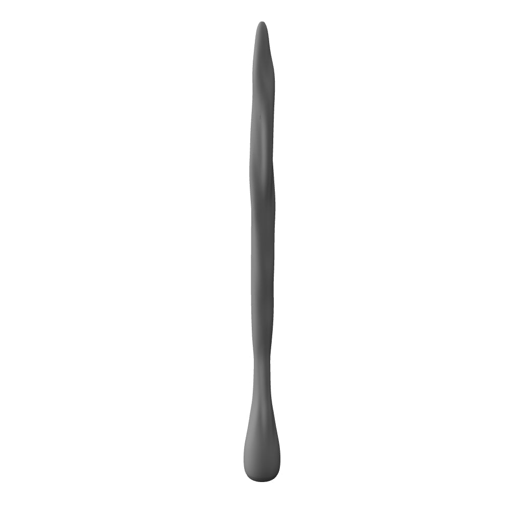 3D interactive model of the SSND Thing long version silicone urethral sound with textured bumps.