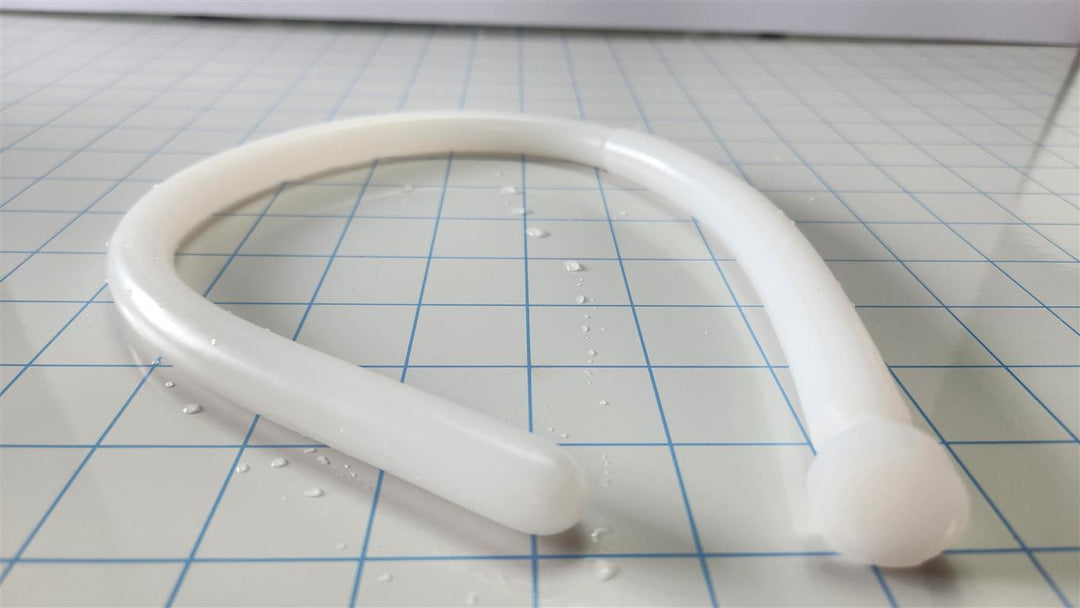 SSND-The Rod 14-16mm stepped smooth urethral sound showing 14mm section transitioning to 16mm, 19-inch total insertable length